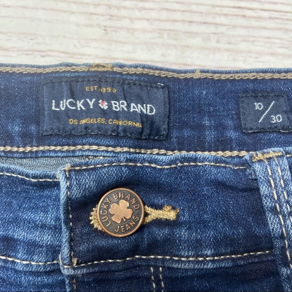 Lucky Brand Jeans The Bermuda Jean Shirts Sz 10 W 30 - Picture 5 of 10